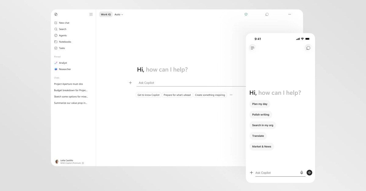 Microsoft 365 Copilot Revamped for Speed and Simplicity