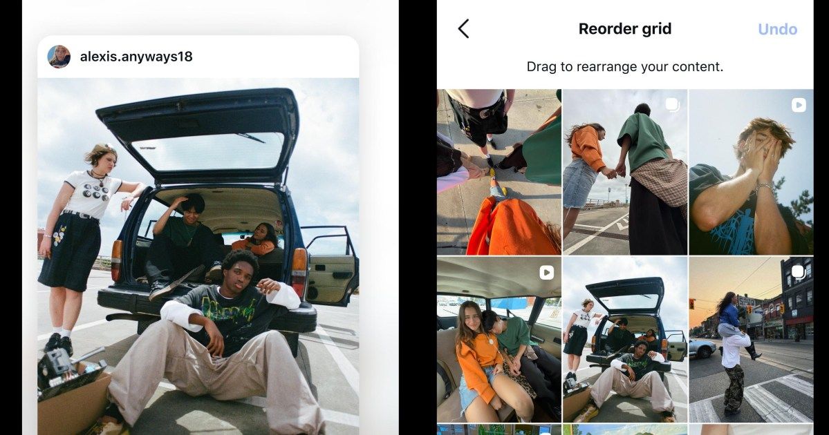 Instagram Unveils Grid Reorganization Feature