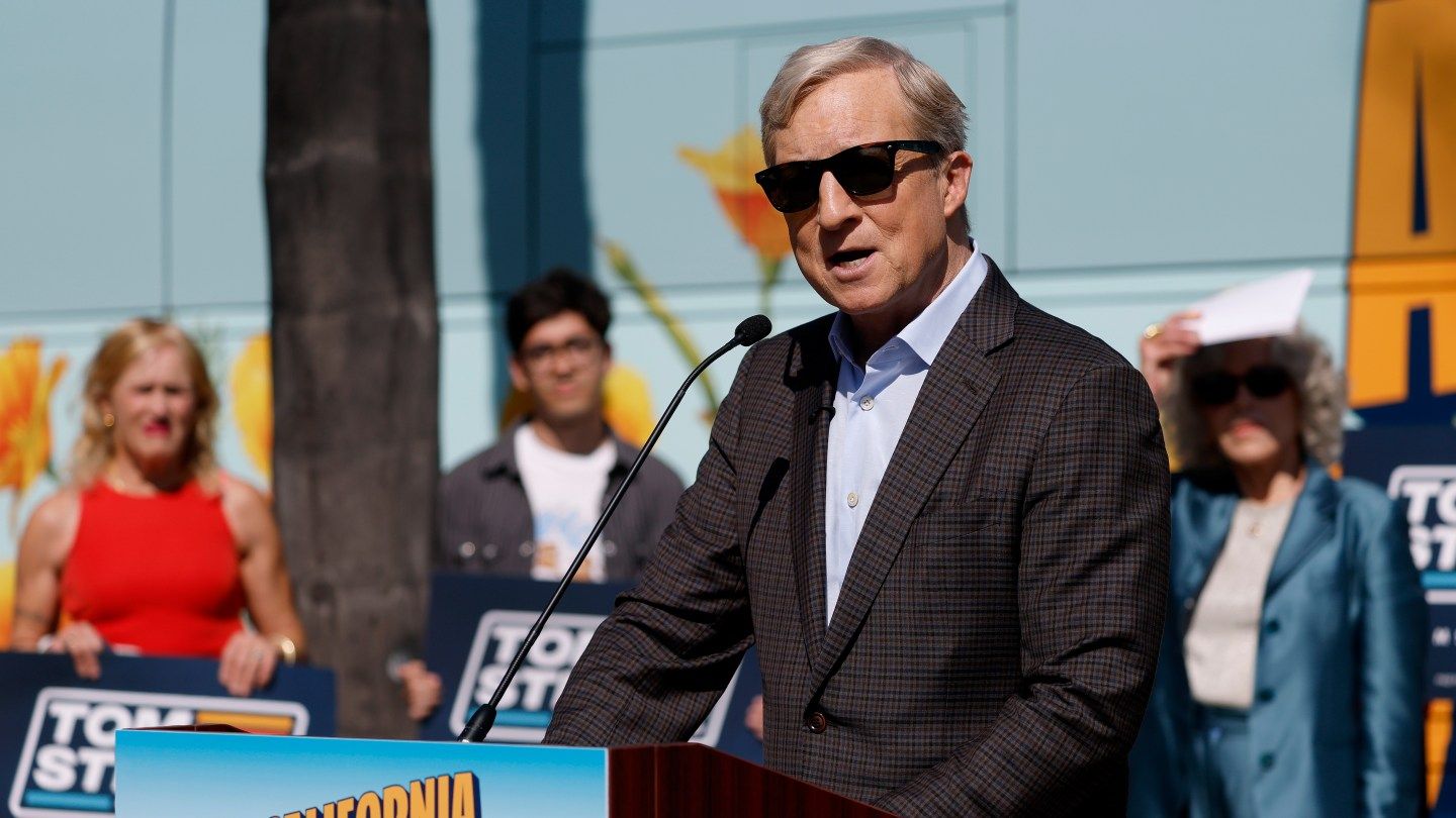 Tom Steyer Criticizes Paramount-Warner Bros. Merger