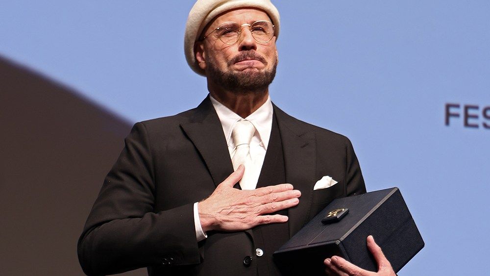 John Travolta Honored with Cannes' Palme d'Or