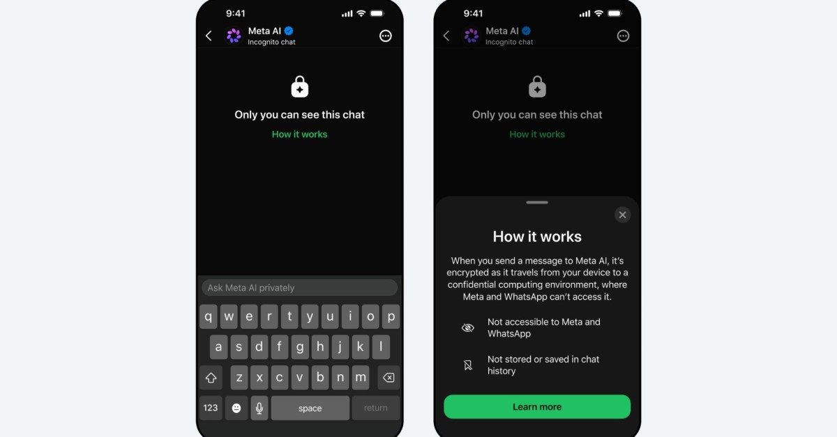 Zuckerberg Unveils Meta's Encrypted AI Chat