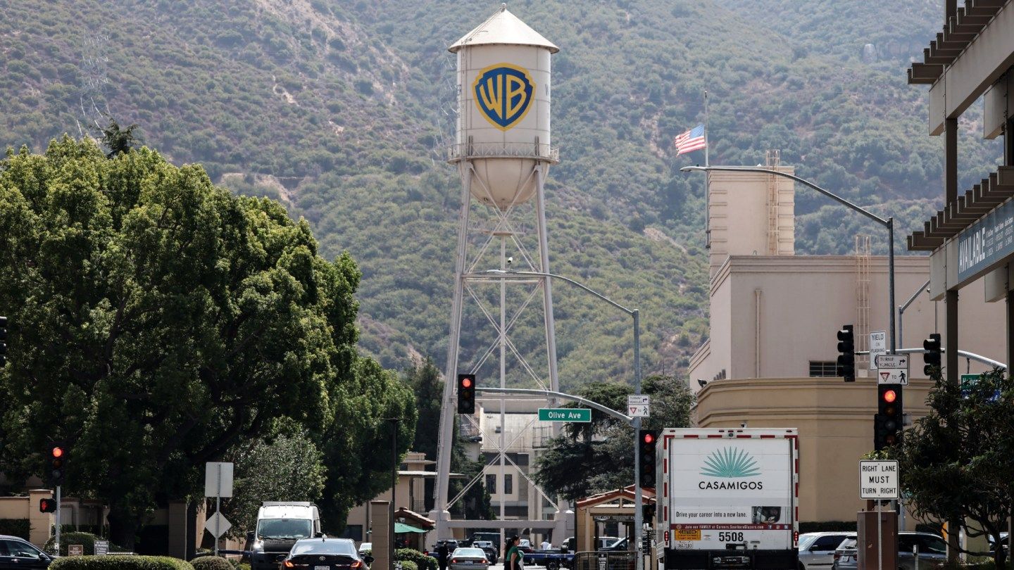 Industry Workers Rally Against Paramount-WBD Merger
